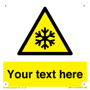 Custom Snowflake Sign